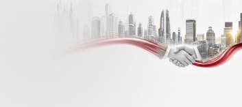 Global skyline representing international investment opportunities