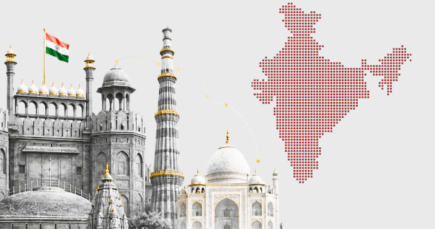 Global skyline representing international investment opportunities